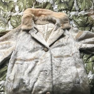 Real seal fur vintage 1950’s coat